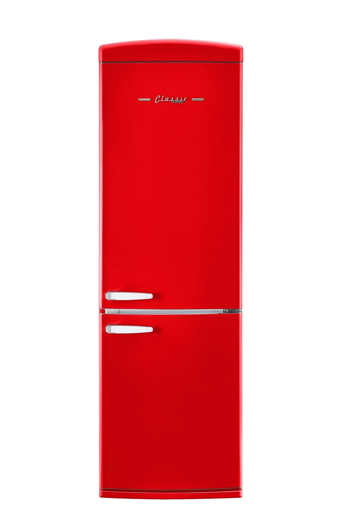 Classic Retro 12 cu. ft. Bottom Freezer Refrigerator in Candy Apple Red